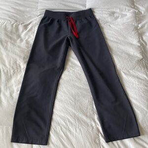 Figs Women’s Small Gray High Waisted Livingston Scrub Pants